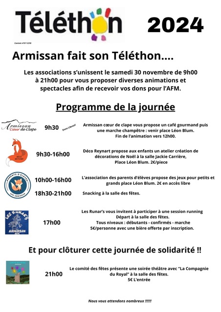 [TELETHON] Le Programme 